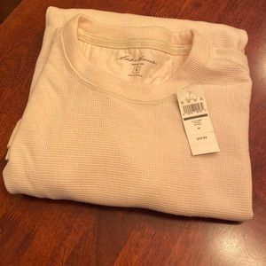 Eddie Bauer Medium Thermal Vintage Long Sleeve Knit Crew